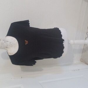 Black Hollister butterfly tee